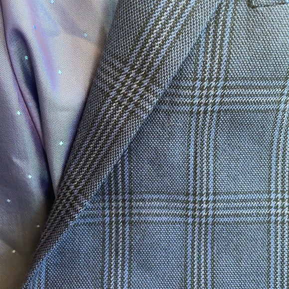Alan Flusser Navy Plaid Blazer - Picture 5 of 5